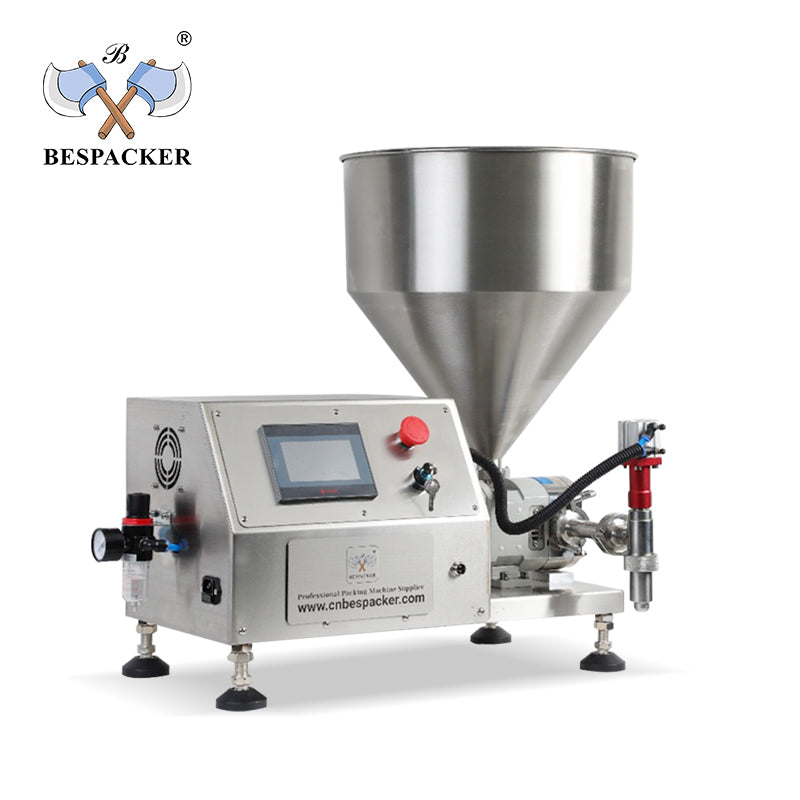 Bespacker GZB-T1000 Food Jam Oil Rotor Lobe Filling Pump Chocolate Filler Peanut Lotion Cosmetic Cream Paste Filling Machine