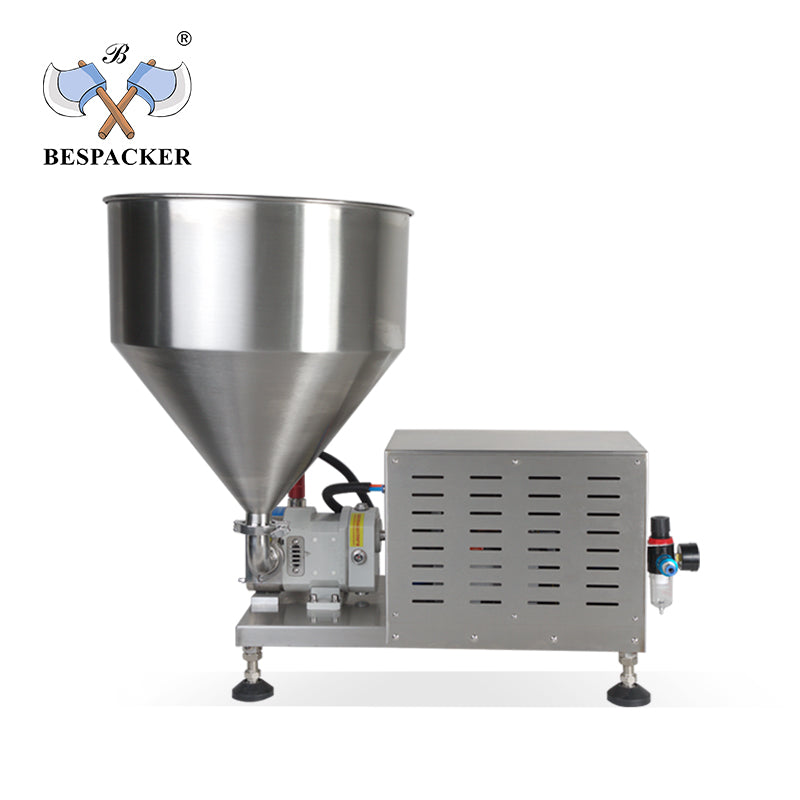 Bespacker GZB-T1000 Food Jam Oil Rotor Lobe Filling Pump Chocolate Filler Peanut Lotion Cosmetic Cream Paste Filling Machine